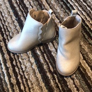 Toddler 6c Sparkly gold boots